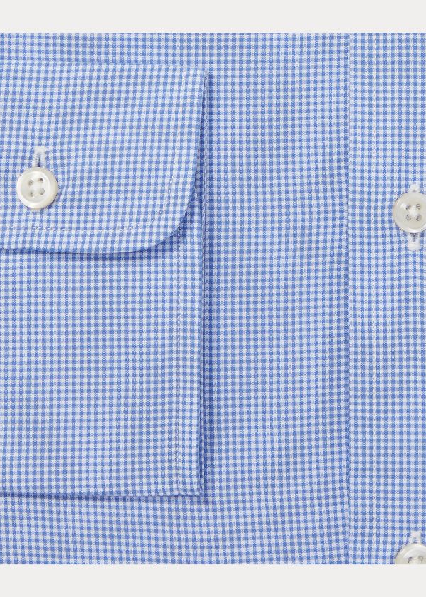 Camisa Polo Ralph Lauren Estate Slim Gingham Homem 15476-LPMK